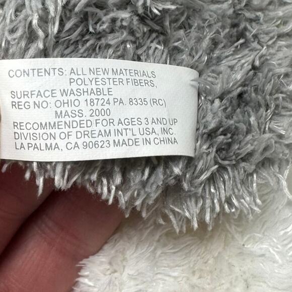 Caltoy Gray White Husky Wolf Dog Glove Hand Puppet Plush Toy Preschool Teacher - Picture 10 of 12